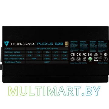 Блок питания ThunderX3 Plexus 600 600W TX3-PL60FEC картинка 6